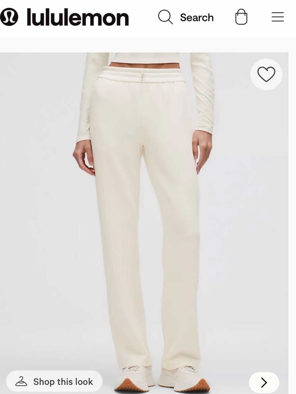 Lululemon Tapered Elastic Waist Pants